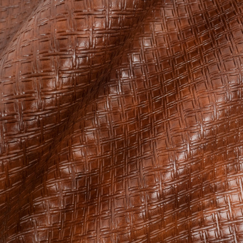 Faux Leather in Tobacco Brown - Dante - Maison Klem